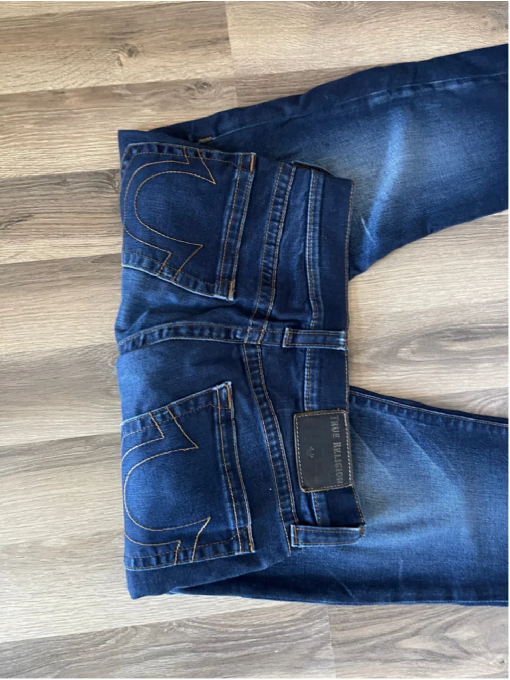 Men's True Religion Slim Jeans, Waist 29, Blue inseam 31